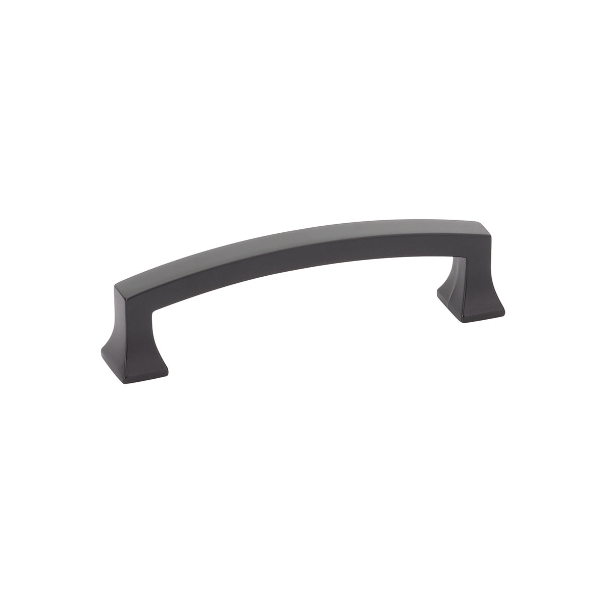 Schaub Menlo Park Arched Pull 4" Matte Black