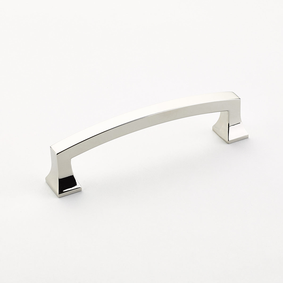 Schaub Menlo Park Arched Pull 4" Polished Nickel
