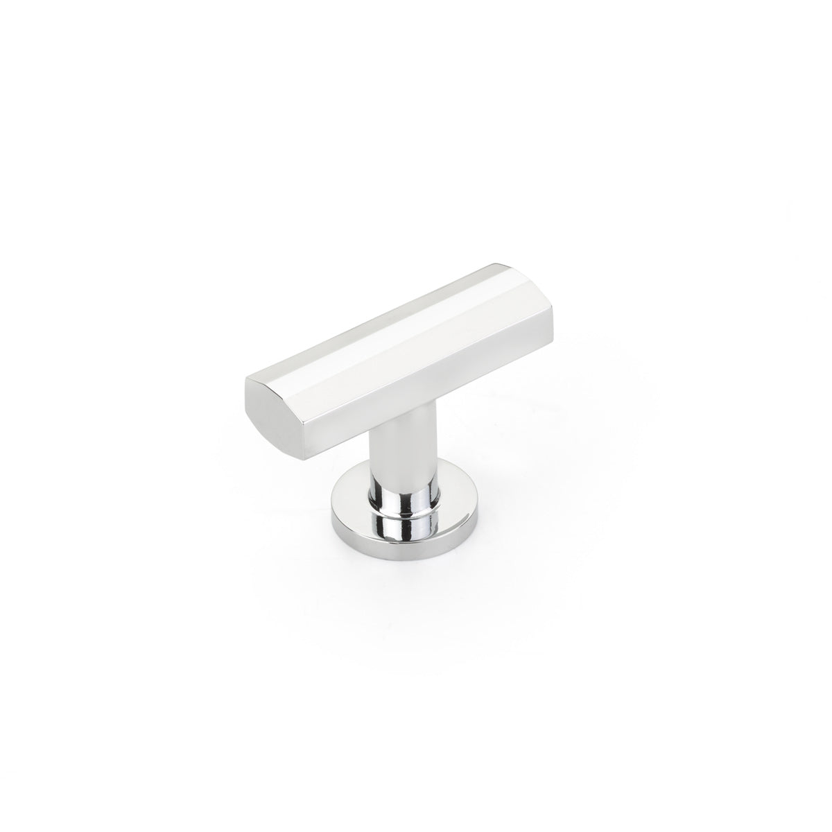 Schaub Heathrow T-Knob 1-3/4" Polished Chrome
