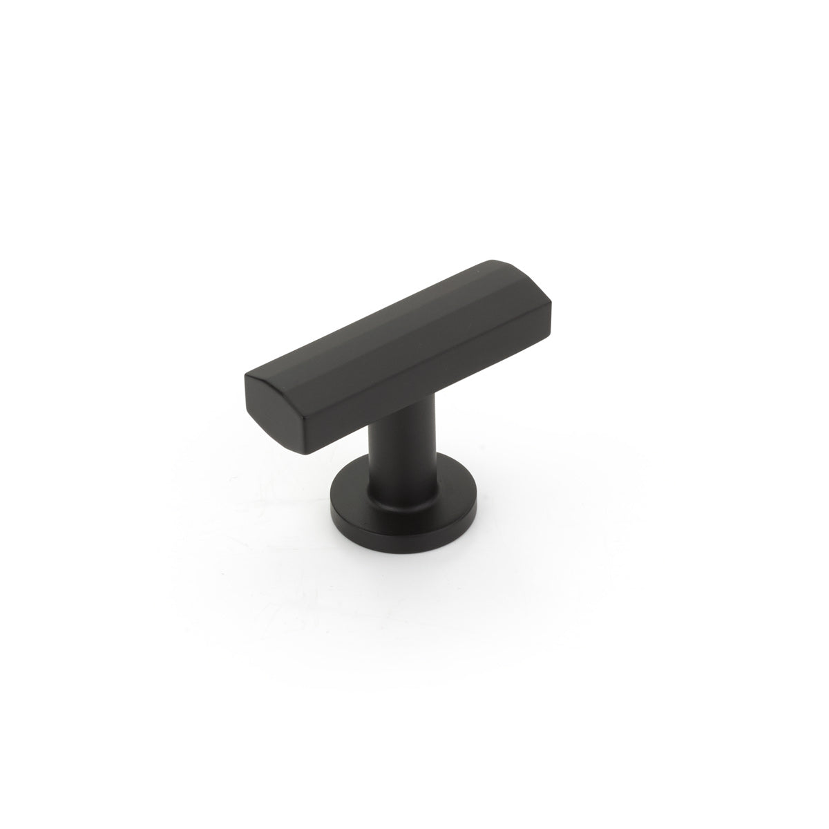 Schaub Heathrow T-Knob 1-3/4" Matte Black