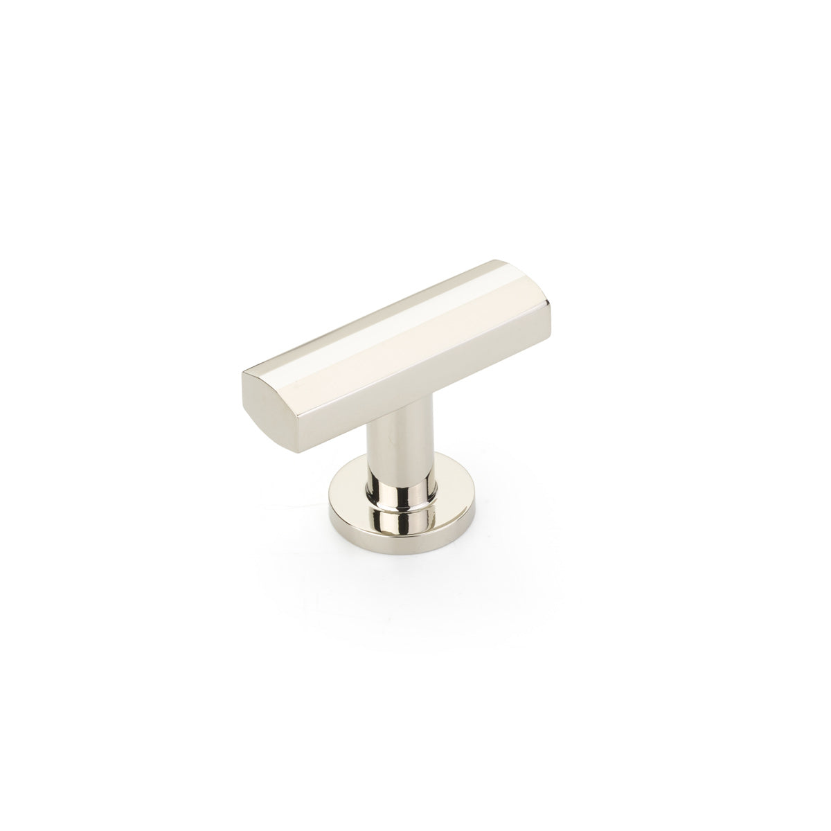 Schaub Heathrow T-Knob 1-3/4" Polished Nickel