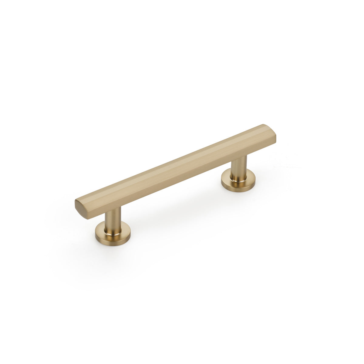 Schaub Heathrow Cabinet Pull Signature Satin Brass 3-1/2" cc