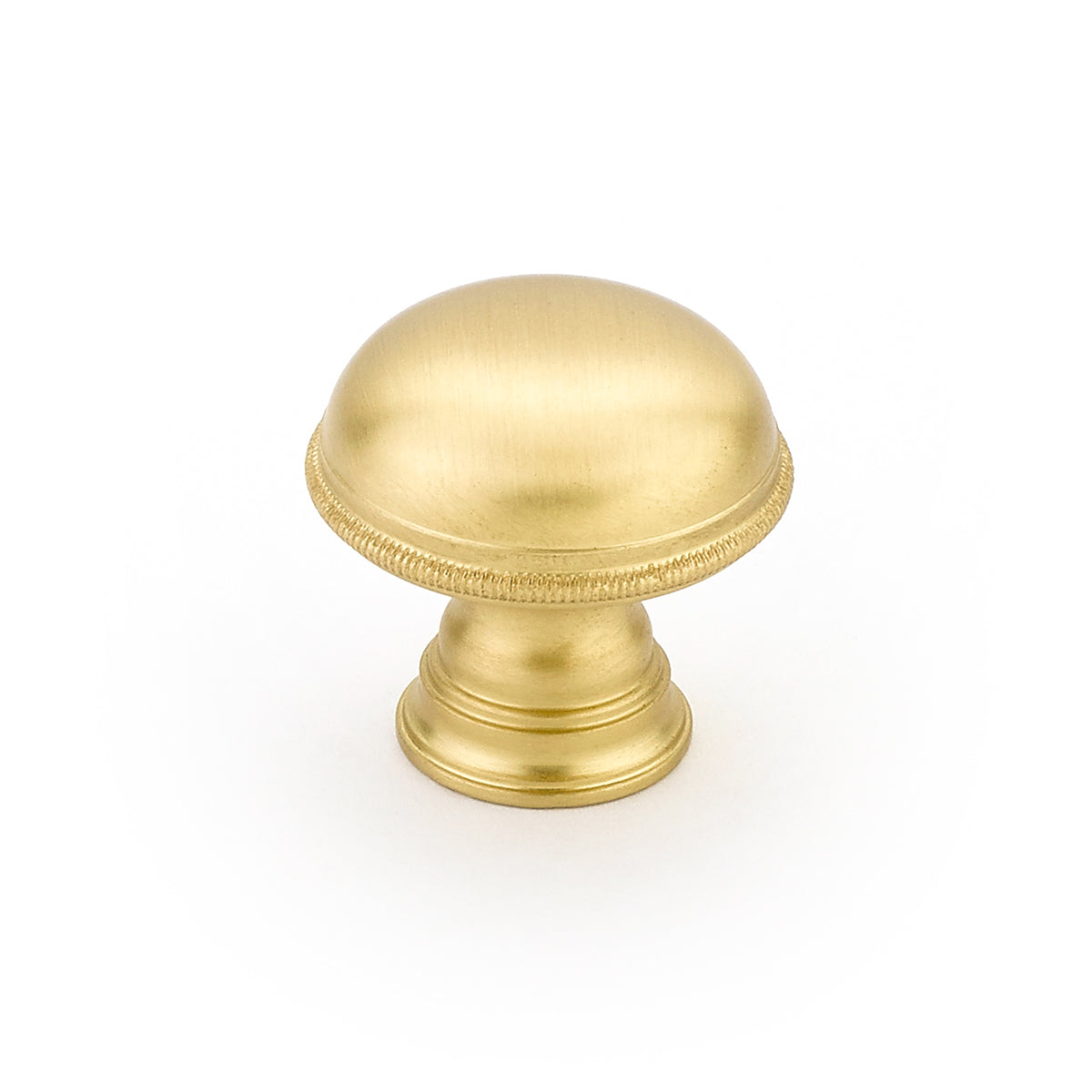 Schaub Atherton Knob 1-1/4" Satin Brass