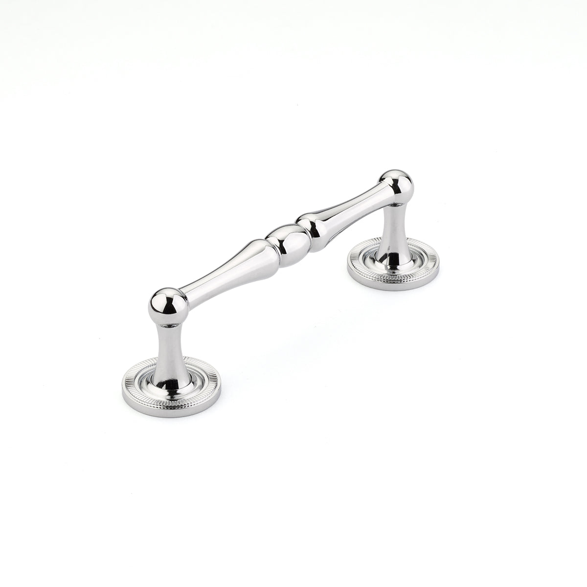 Schaub Atherton Pull 4" with knurled footplate Polished Chrome
