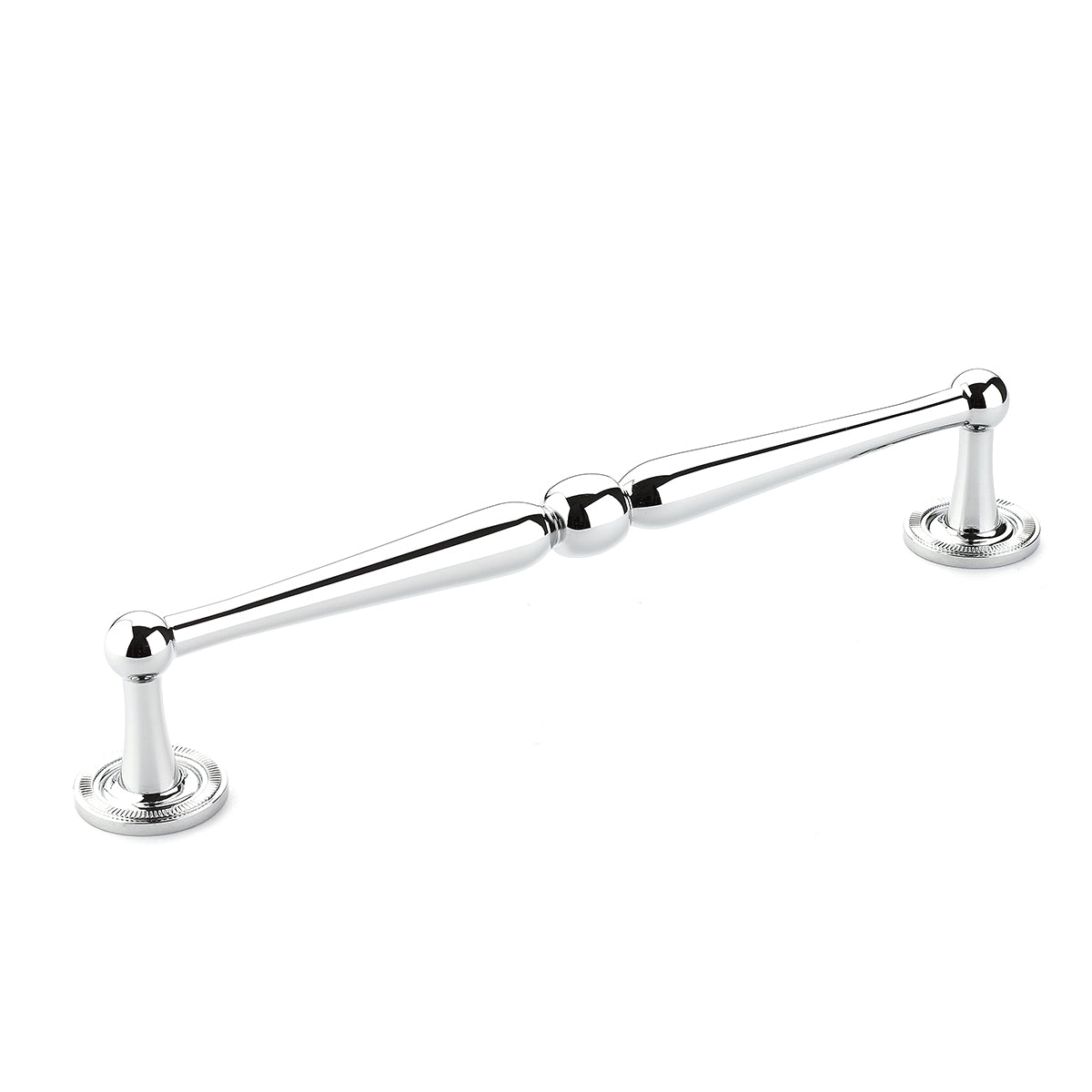 Schaub Atherton Pull 8" with knurled footplate Polished Chrome