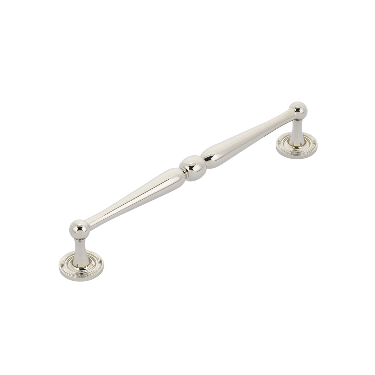 Schaub Atherton Pull 8" with knurled footplate Polished Nickel