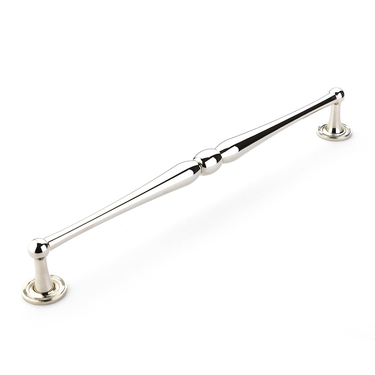 Schaub Atherton Pull 15" with knurled footplate Polished Nickel