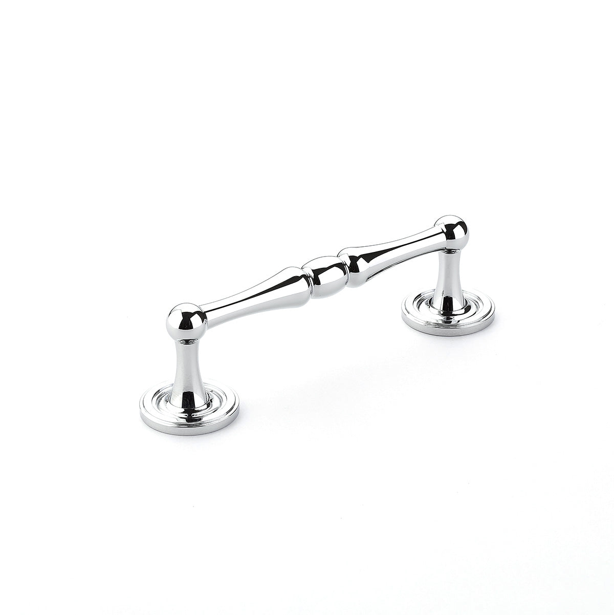 Schaub Atherton Pull Polished Chrome 4" cc with plain footplate