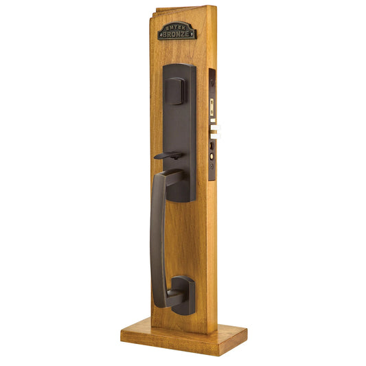 Sonoma Monolithic Mortise Entry Set – Medium Bronze