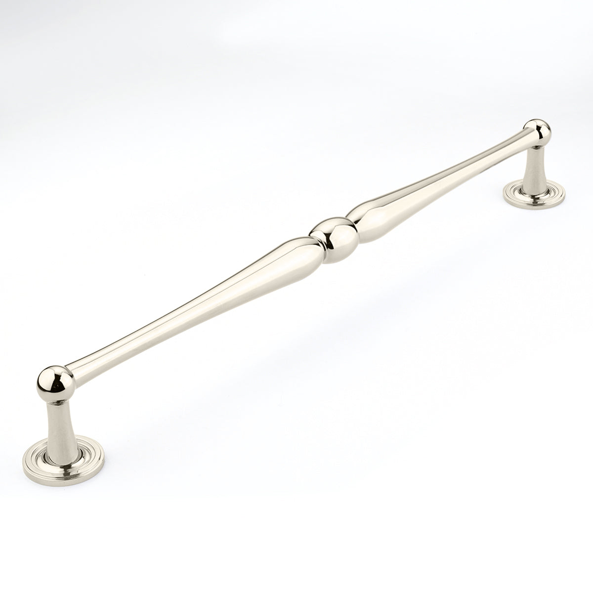 Schaub Atherton Pull Polished Nickel 15" cc with plain footplate
