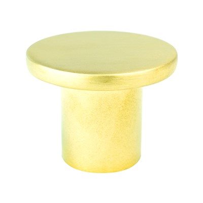 Berenson Disc Large Knob - Soft Gold