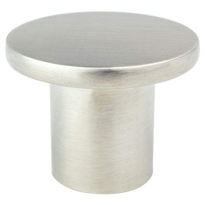Berenson Disc Large Knob - Brushed Nickel