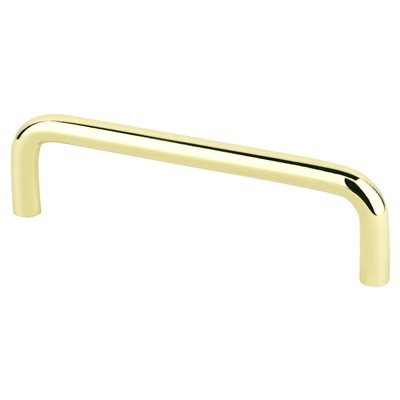 Berenson Advantage Wire Pulls Pull - 4 in (101.6mm) - Polished Brass