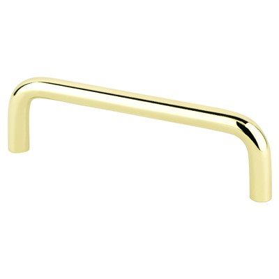 Berenson Advantage Wire Pulls Pull - 96mm (3-25/32 in) - Polished Brass