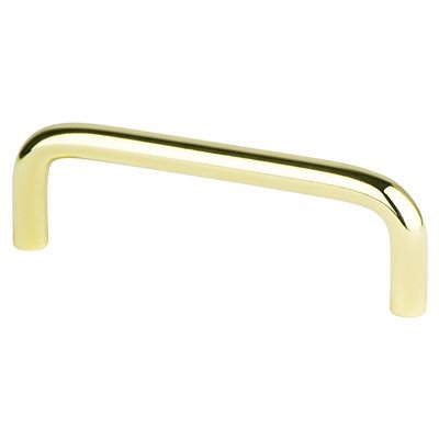 Berenson Advantage Wire Pulls Pull - 3-1/2 in (88.9mm) - Polished Brass