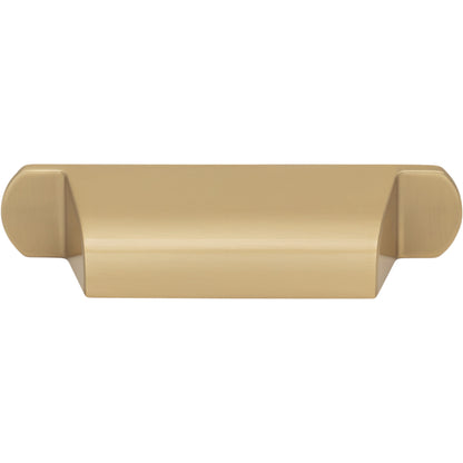 Top Knobs Cressing Cup/Bin Pull - 2 3/4" CTC - Ash Gray