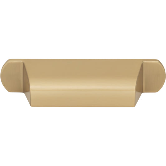 Top Knobs Cressing Cup/Bin Pull - 2 3/4" CTC - Ash Gray