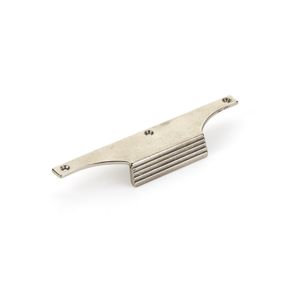Schaub Stradella Edge Pull 3-1/2" Polished White Bronze