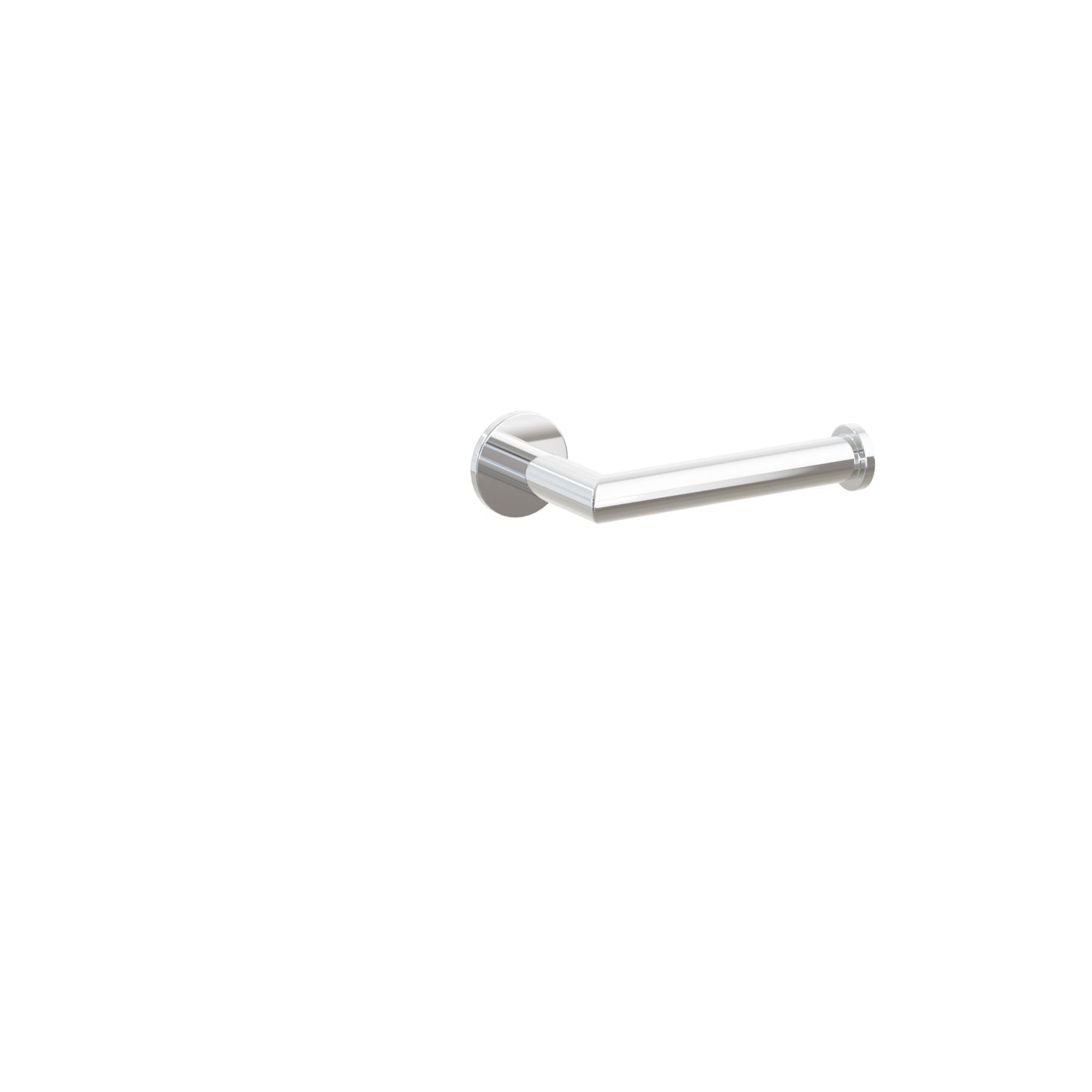 Modern Tubular Brass Paper Holder – Single Post