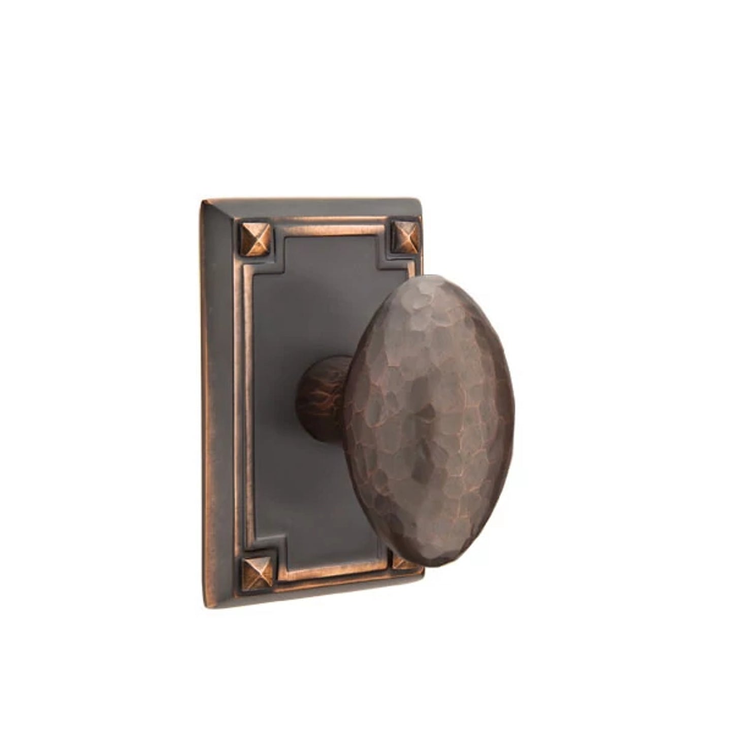 Hammered Egg Knob Oil Rubbed Bronze