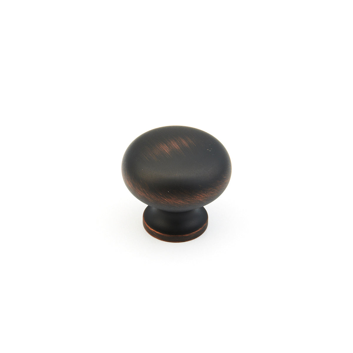 Schaub Traditional Round Knob 1-1/4" Michelangelo Bronze
