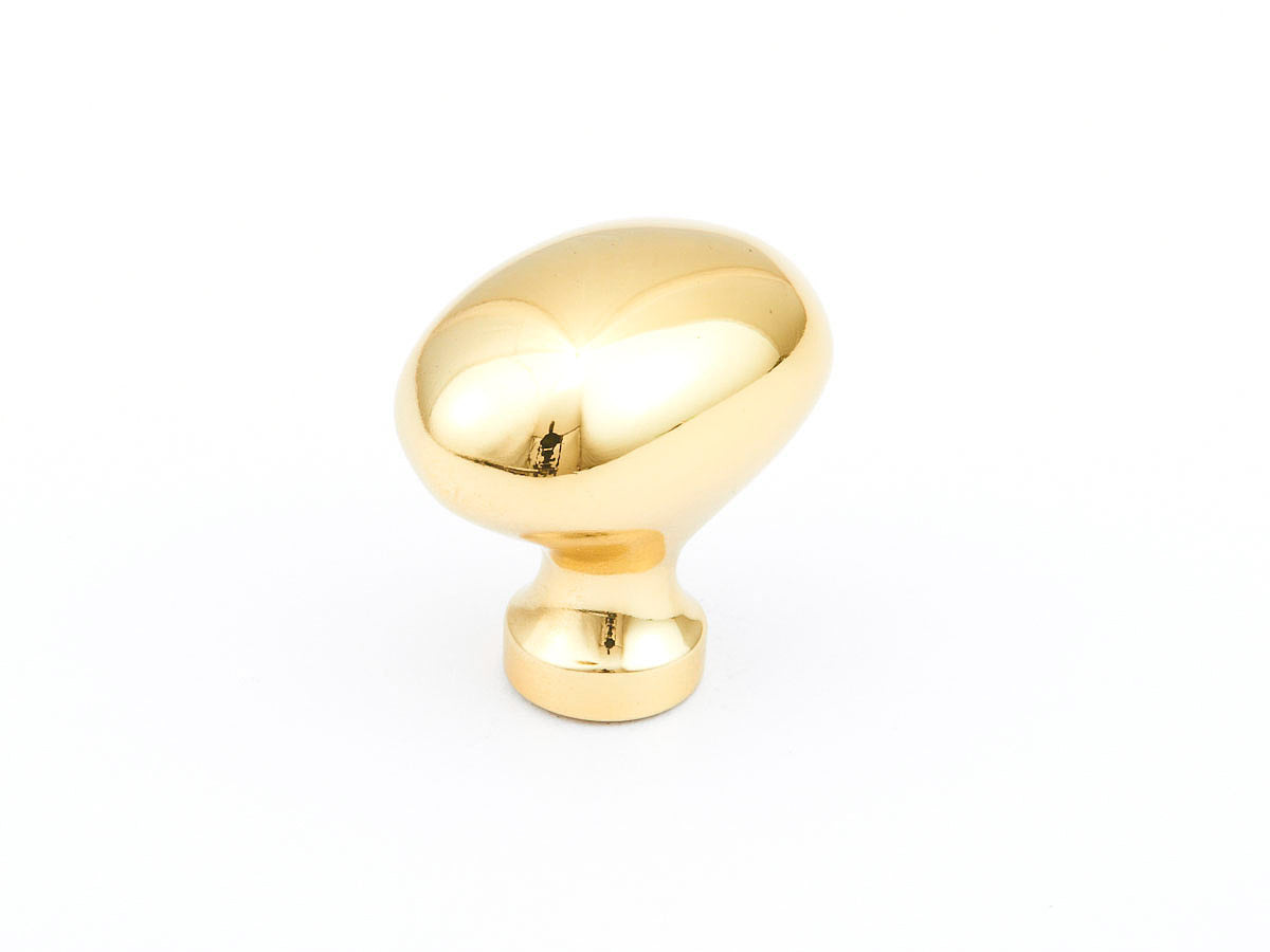Schaub Traditional Knob 1-3/8" Polished Brass