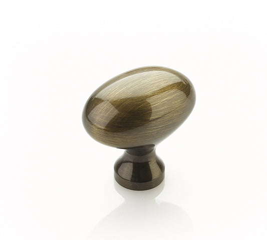 Schaub Traditional Knob 1-3/8" Antique Brass