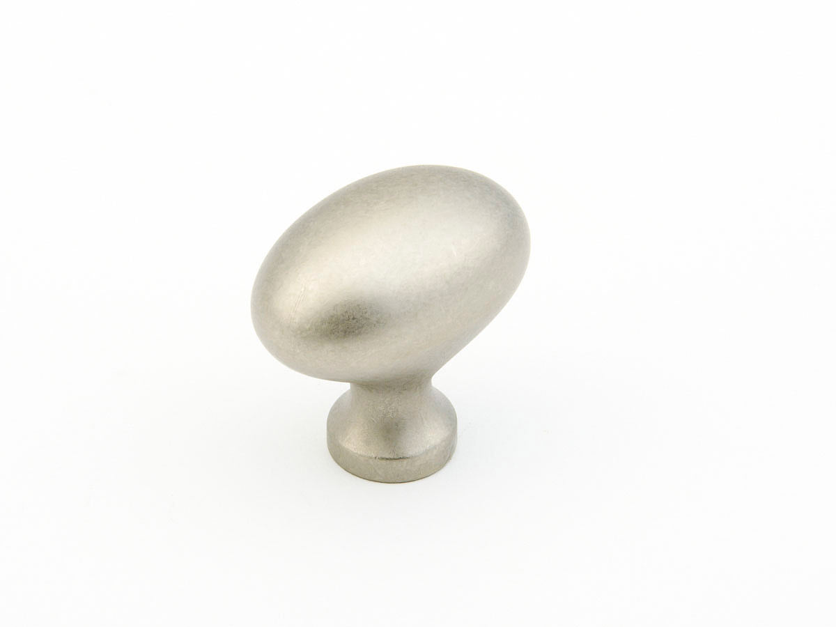 Schaub Traditional Knob 1-3/8" Distressed Nickel