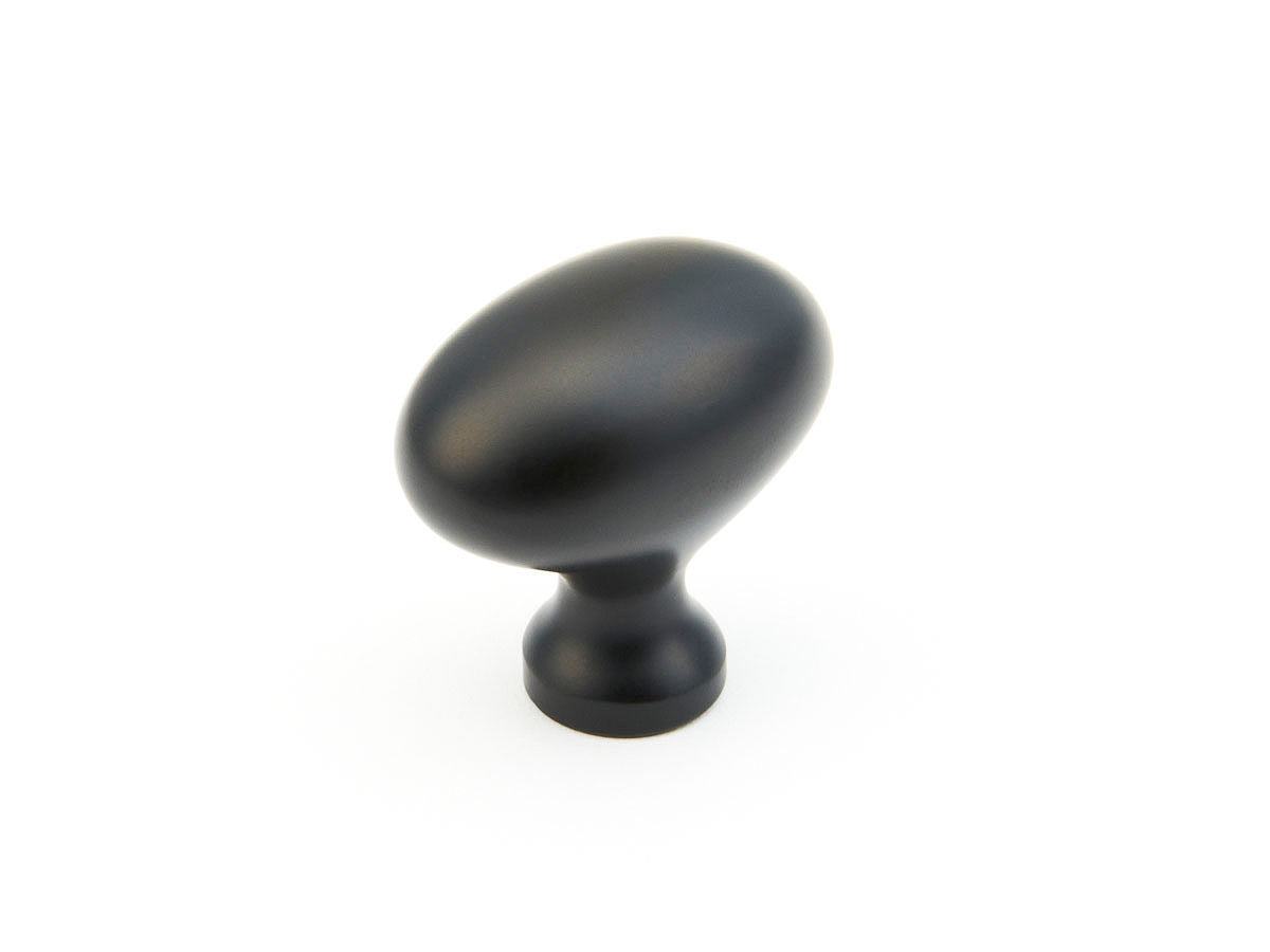 Schaub Traditional / Country Knob 1-3/8" Flat Black