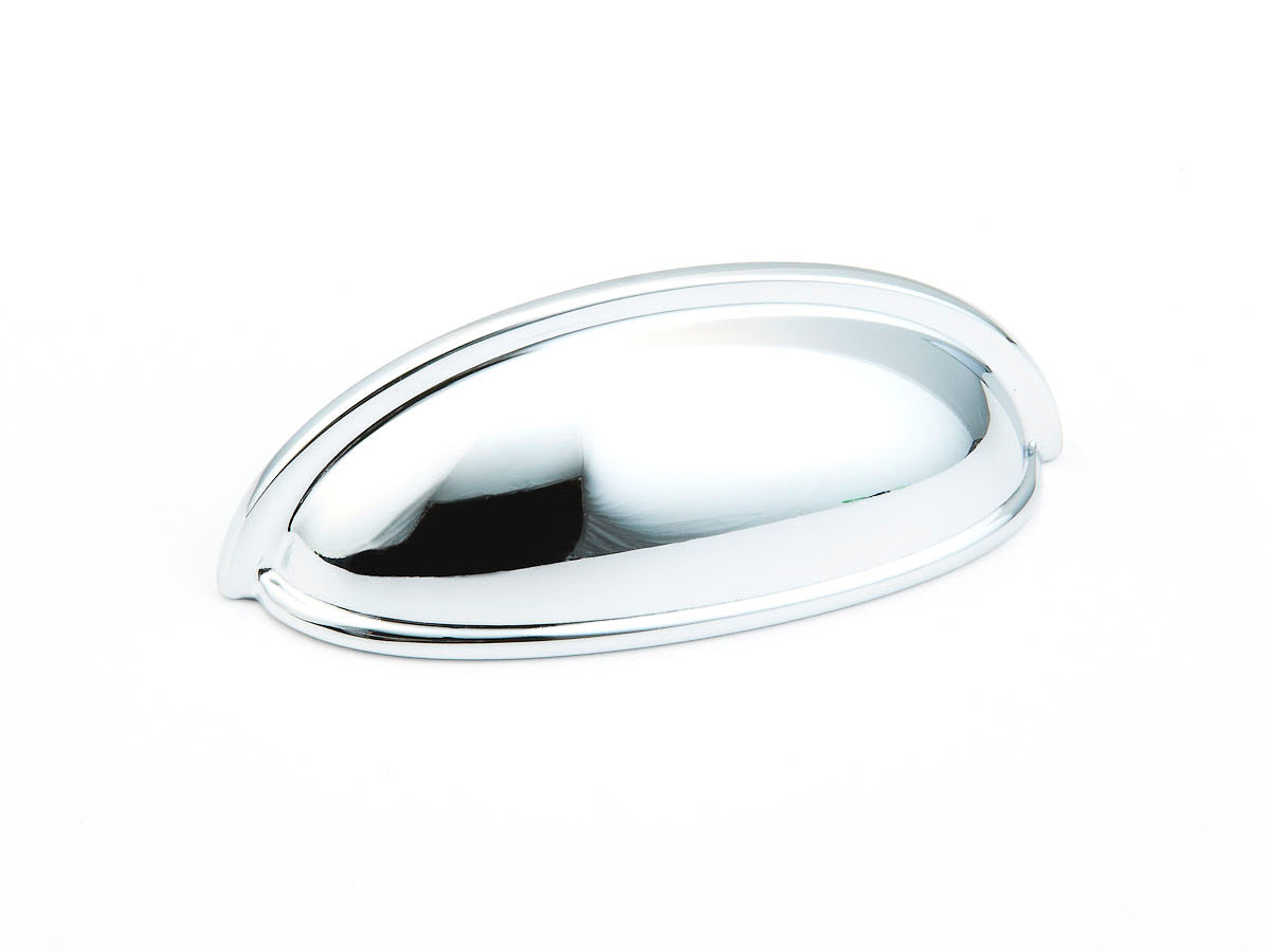 Schaub Traditional Cup Pull 3" Polished Chrome