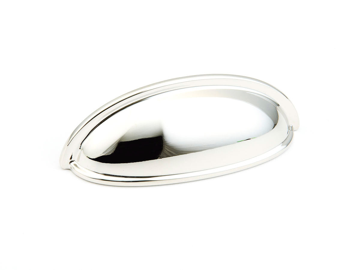 Schaub Traditional Cup Pull 3" Polished Nickel