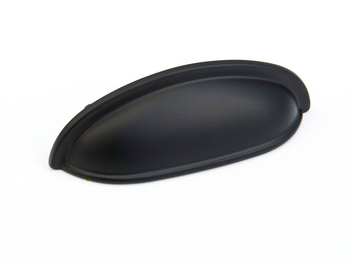 Schaub Traditional Cup Pull 3" Flat Black