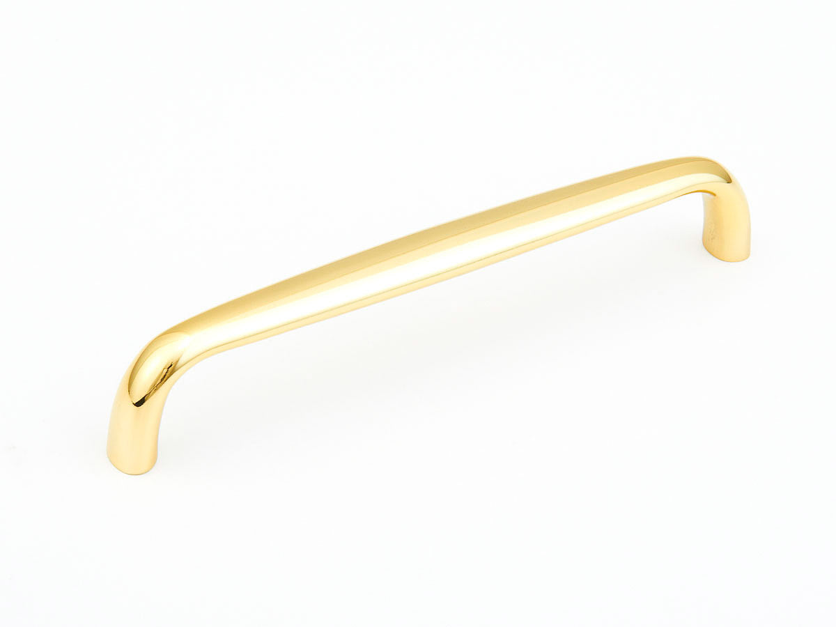 Schaub Traditional Pull 6" Polished Brass