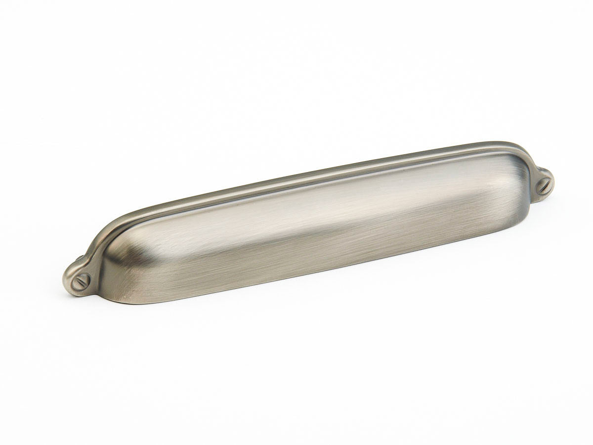 Schaub Country Cup Pull 6" Antique Nickel