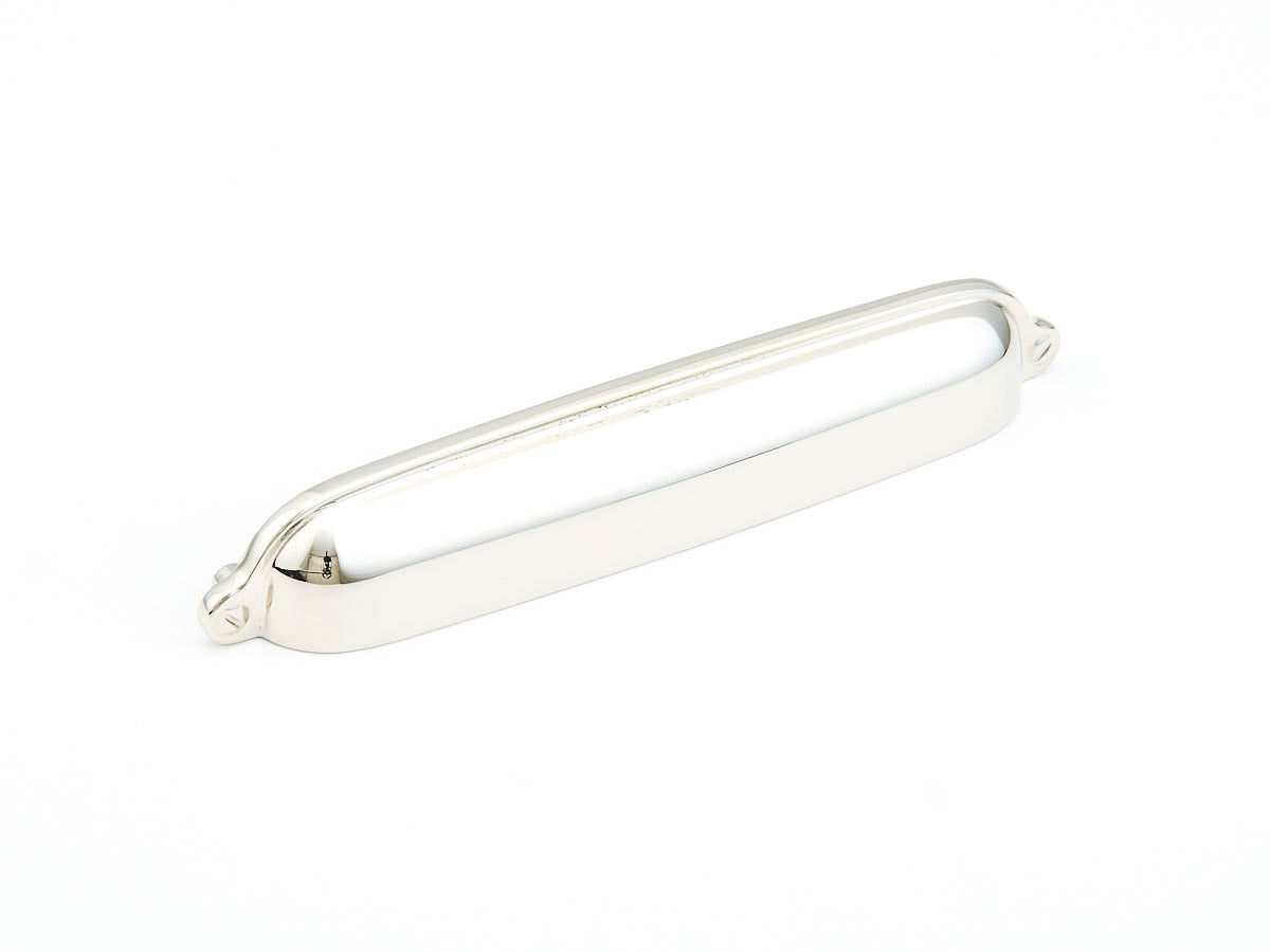 Schaub Country Cup Pull 6" Polished Nickel