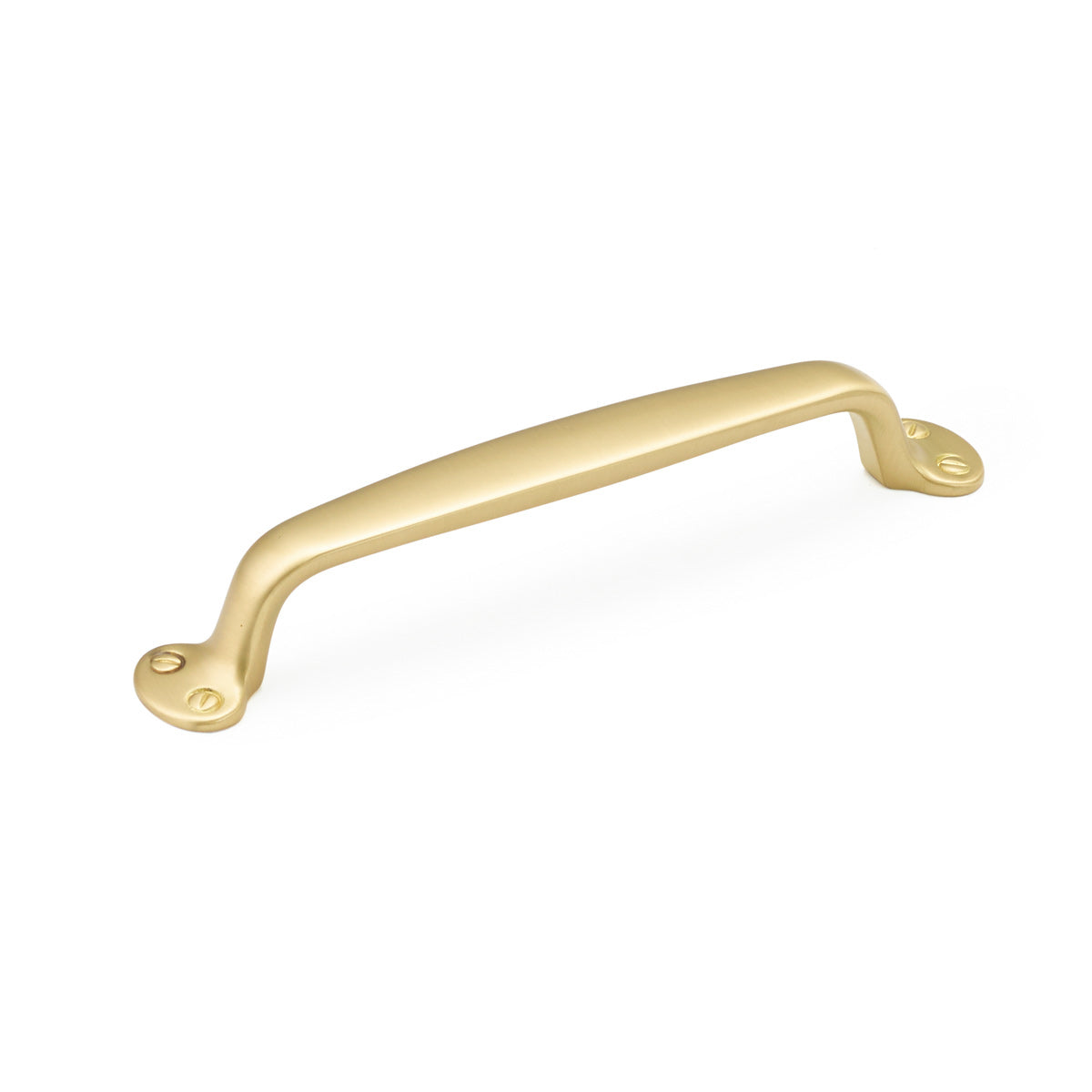 Schaub Country Pull 6" Satin Brass
