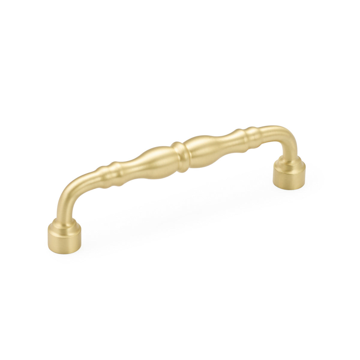 Schaub Colonial Pull 6" Satin Brass