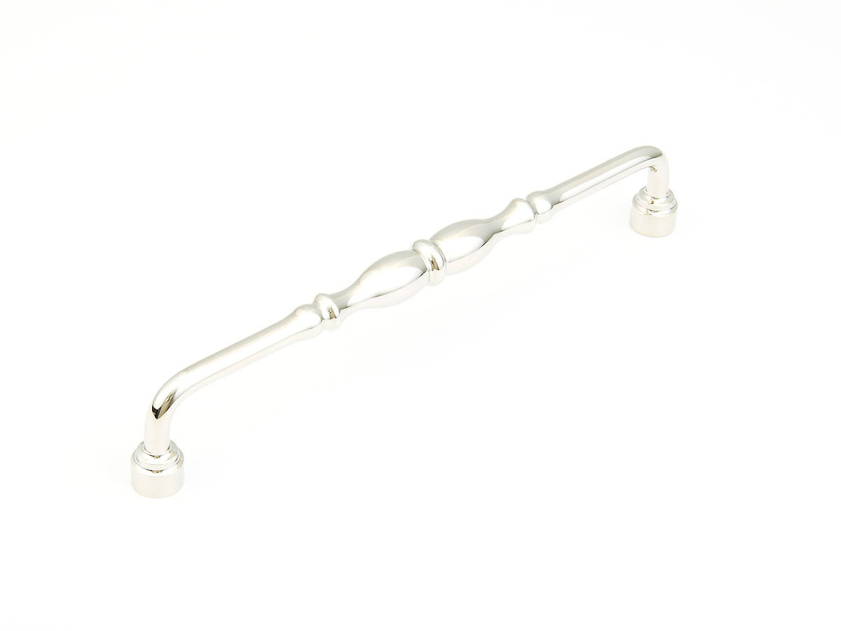 Schaub Colonial Pull  Polished Nickel 12" cc