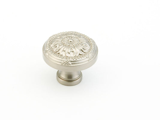 Schaub Versailles Knob 1-1/4" Satin Nickel