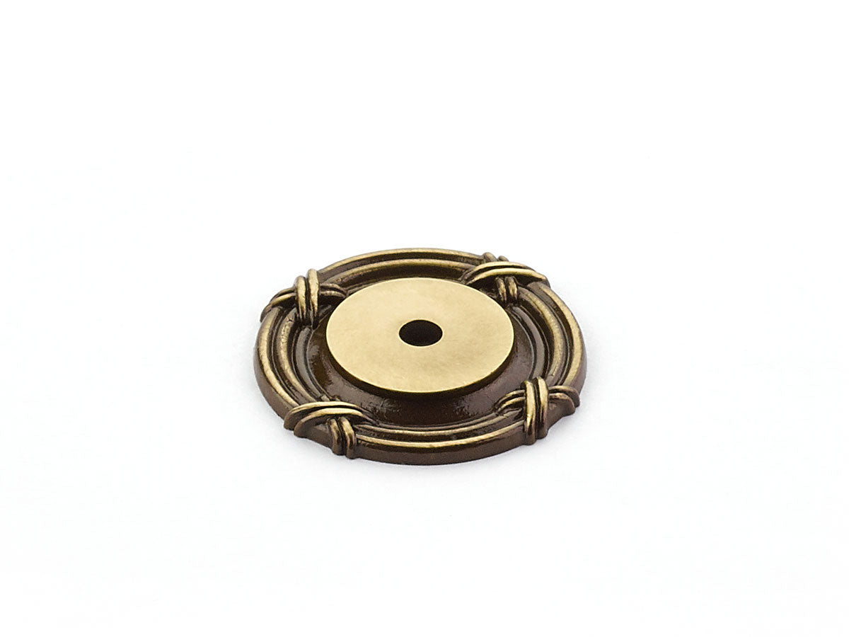 Schaub Versailles Backplate 1-1/2" Antique Light Polish