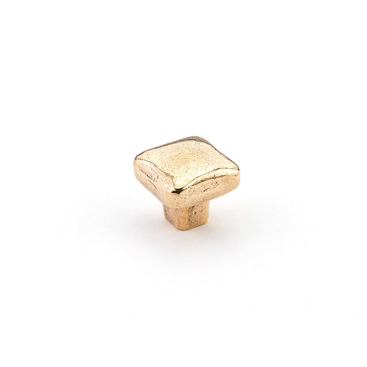 Schaub Vinci Soft Square Knob 1" Natural Bronze