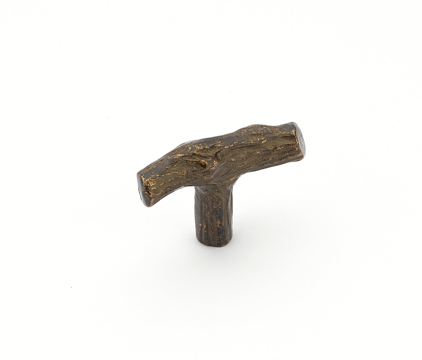 Schaub Mountain Twig T-Knob 2" Antique Bronze