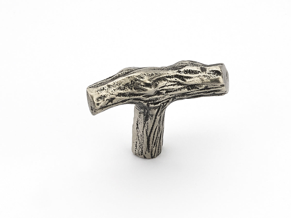Schaub Mountain Twig T-Knob 2" Italian Nickel