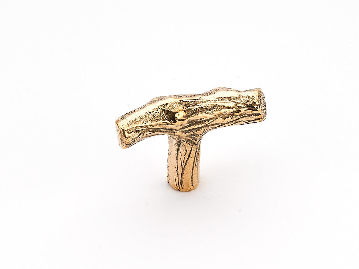 Schaub Mountain Twig T-Knob 2" Natural Bronze