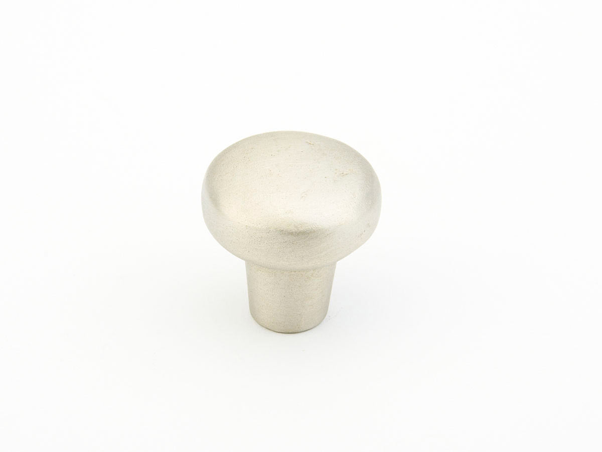 Schaub Mountain Smooth Knob 1-1/4" Antique Silver