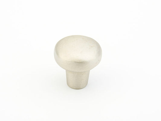 Schaub Mountain Smooth Knob 1-1/4" Antique Silver