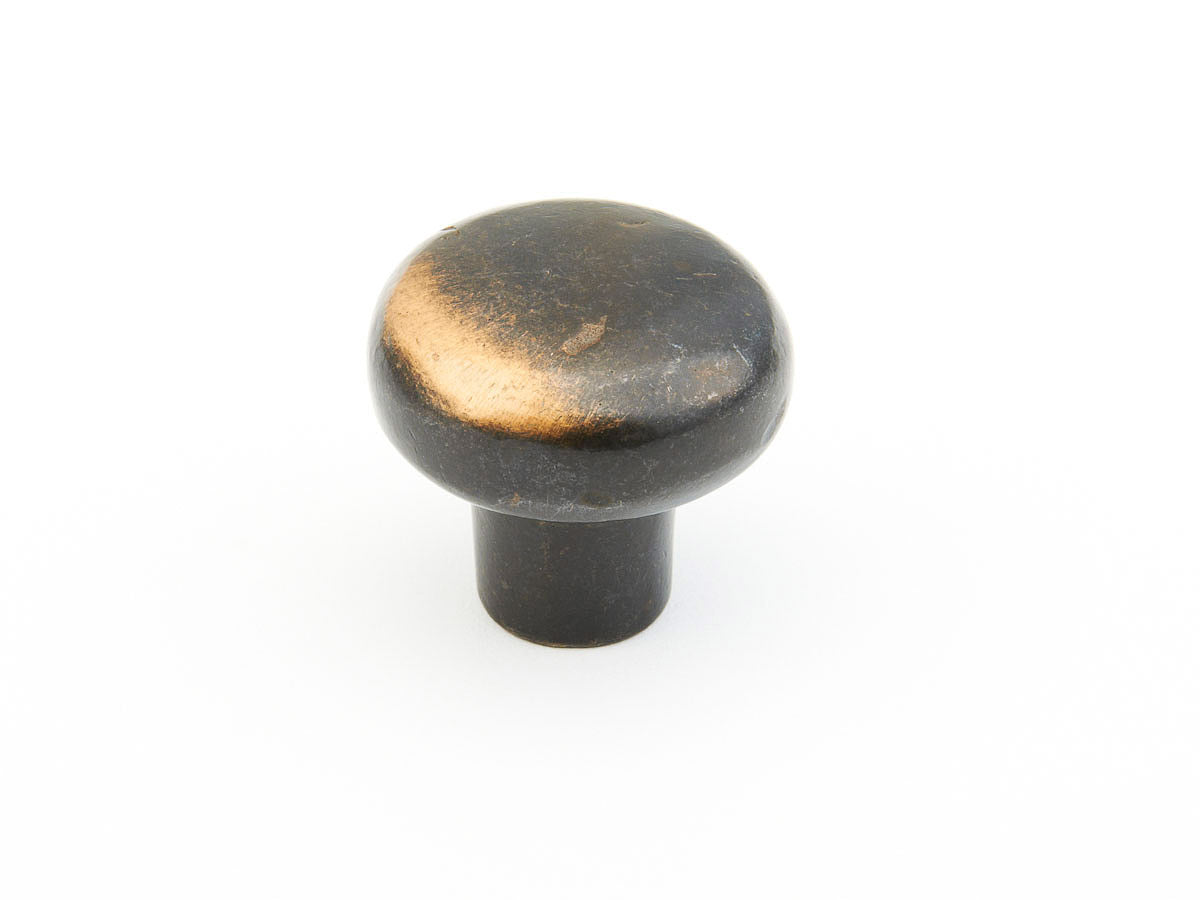 Schaub Mountain Smooth Knob 1-3/8" Antique Bronze