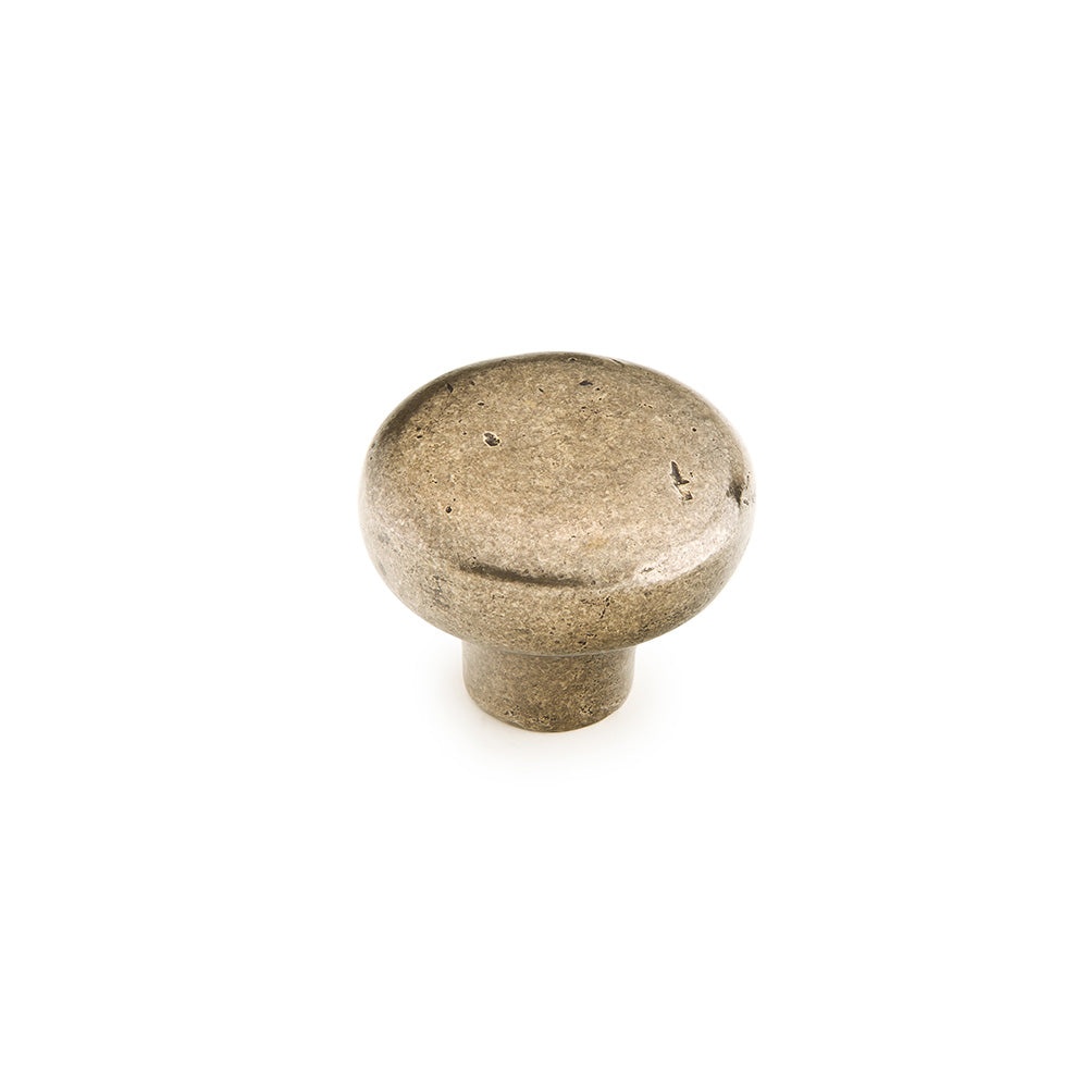 Schaub Mountain Smooth Knob 1-5/8" Italian Nickel