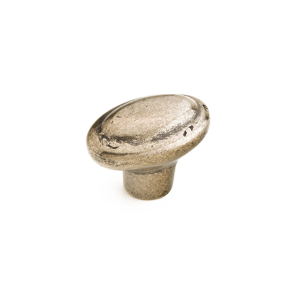 Schaub Mountain Oval Knob 1-7/8" Italian Nickel