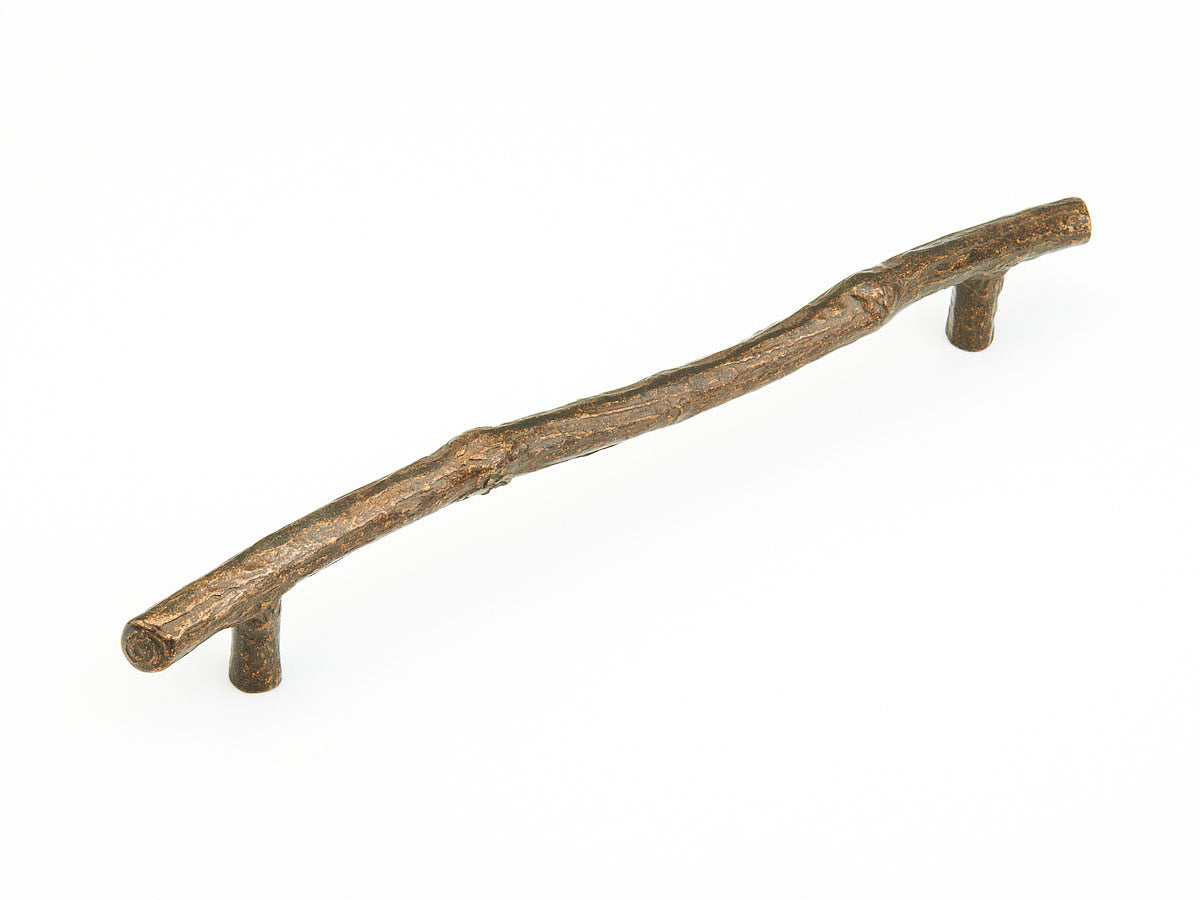 Schaub Mountain Twig Pull 12" Appliance Antique Bronze